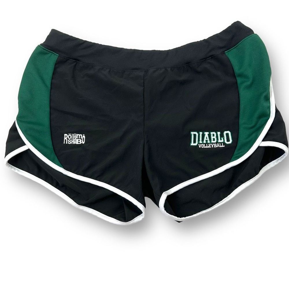 Roshambo green and black Diablo volleyball‎ shorts size L